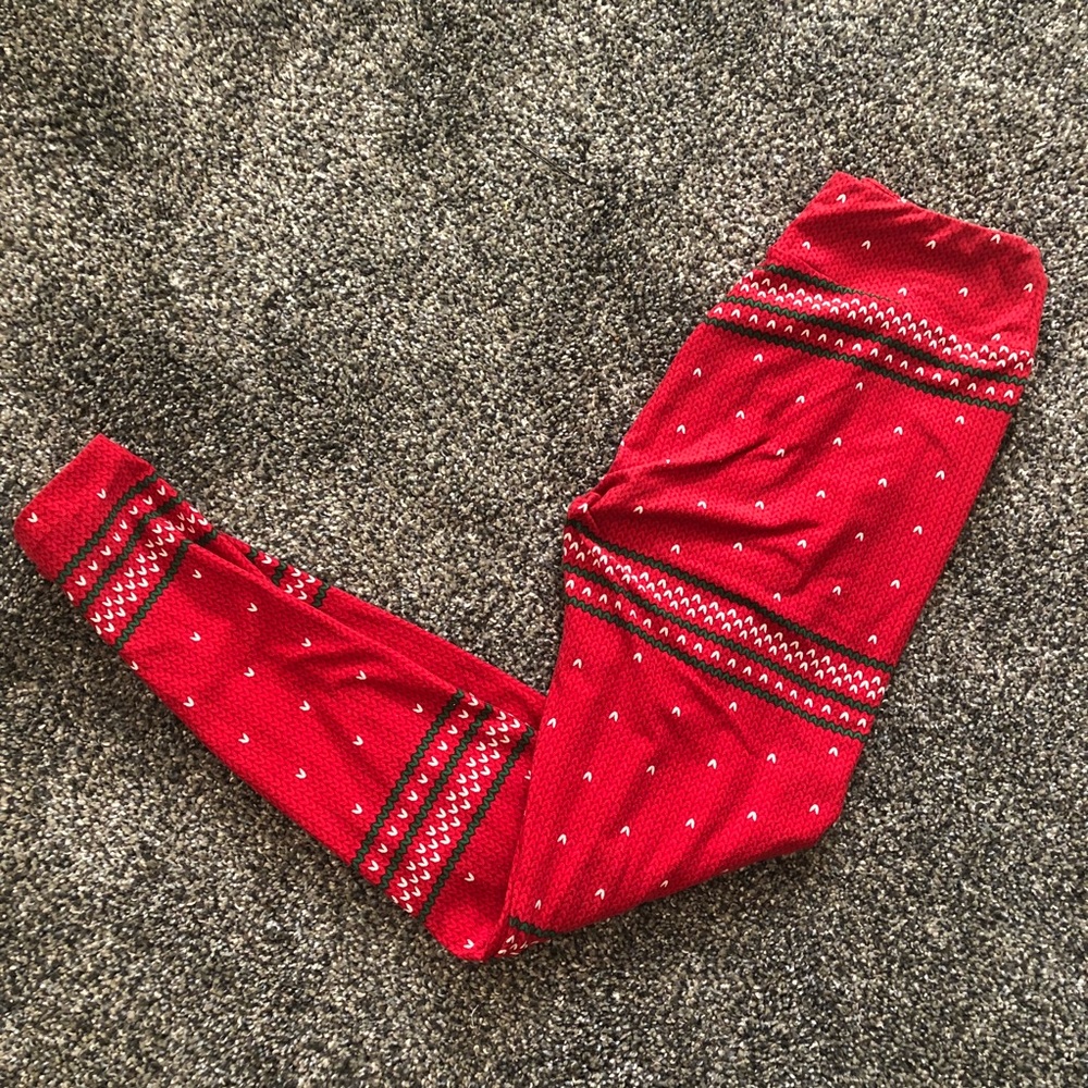 OS LuLaRoe Leggings Christmas